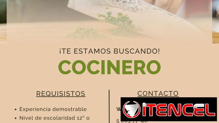 BUSCAMOS COCINERO