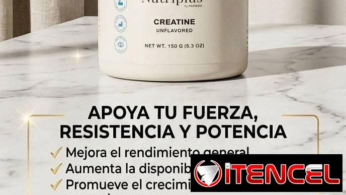 CREATINA NUTRIPLUS 150gr 30 servings Monohidratada (99.97%), Vitamina B6 (0.03%).