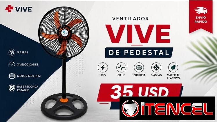 Ventilador VIVE de pedestal