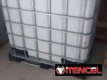 Tanque de 1000 litros enrejados
