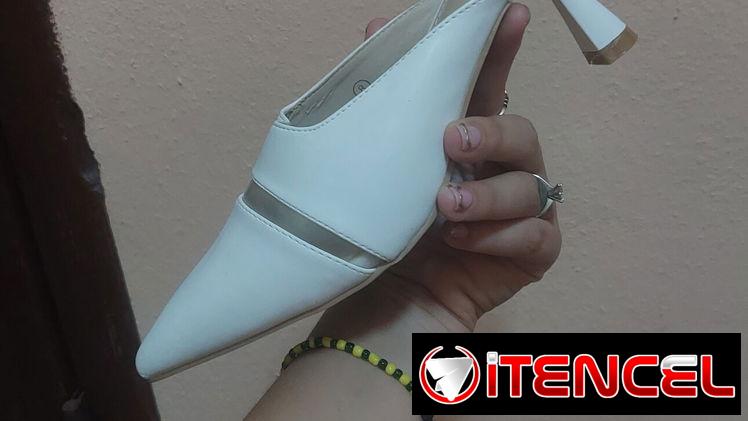 Puntifinos de tacon bajo #38.5