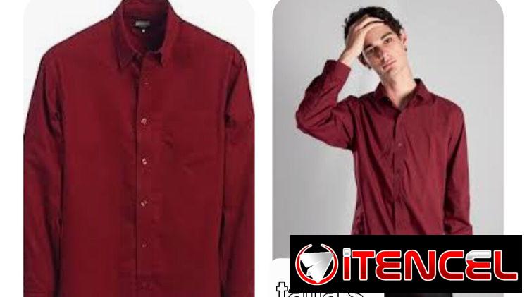 Camisa roja talla s