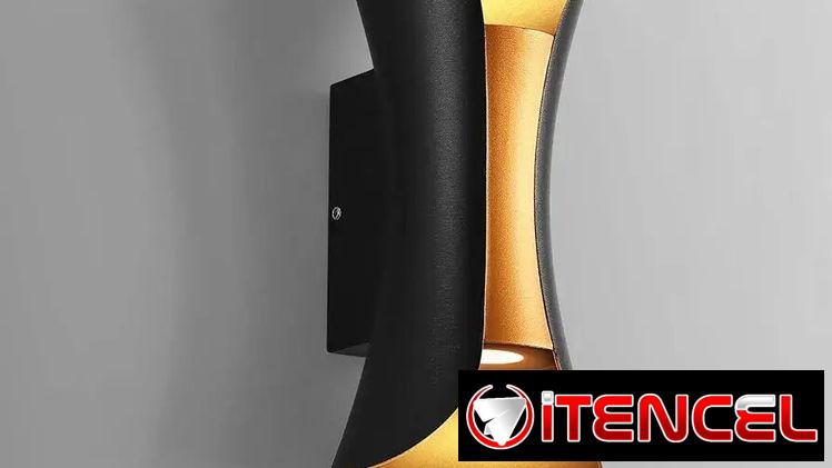 🔶✨ KEYEARTH | APLIQUE ORO MODERNO | LUZ DÍA 12W LED – 15 USD