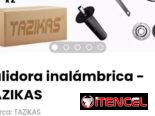 Pulidora inalámbrica – TAZIKAS. Incluye 2 discos de corte, cargador y 1 batería 4Ah, llave de ajuste