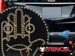 luz LED para ventana trasera de coche con forma de mano