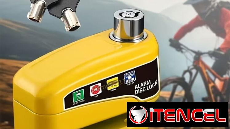 Candado con alarma para moto