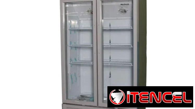MILEXUS| NEVERA EXHIBIDORA MILEXUS DE 20 PIES³ de capacidad, con termostato adjustable, agarraderas, cierres y llaves, p