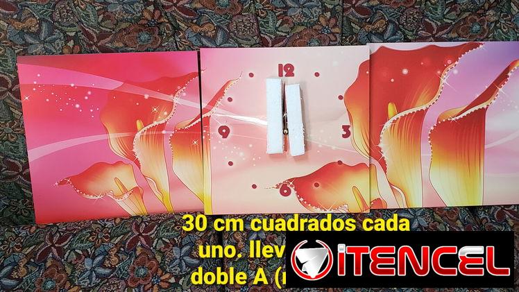JUEGO DE RELOJ DE PARED