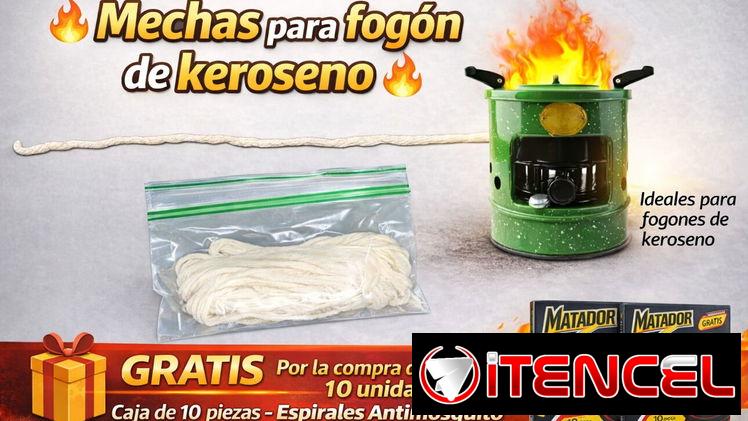 Paquetes de 10 mechas de fogón de petróleo o queroseno