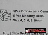 Set de barrenas MIXTO (brocas) Madera/Cemento( Tungsteno)/Metal 16 Barrenas 5USD /59757936