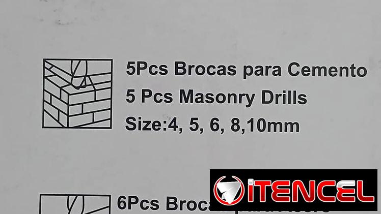 Set de barrenas MIXTO (brocas) Madera/Cemento( Tungsteno)/Metal 16 Barrenas 5USD /59757936