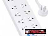 Extensión Eléctrica 15A de 1.5 metros – 1HORA – Blanco