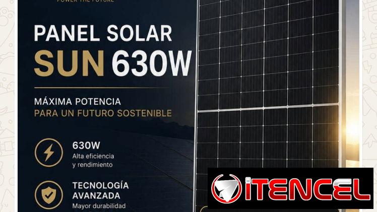 Panel solar bifacial