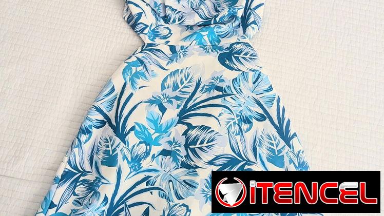 Vestido Azul playero talla S