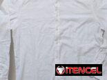 Camisas blancas de lino , ropa de vestir para hombre