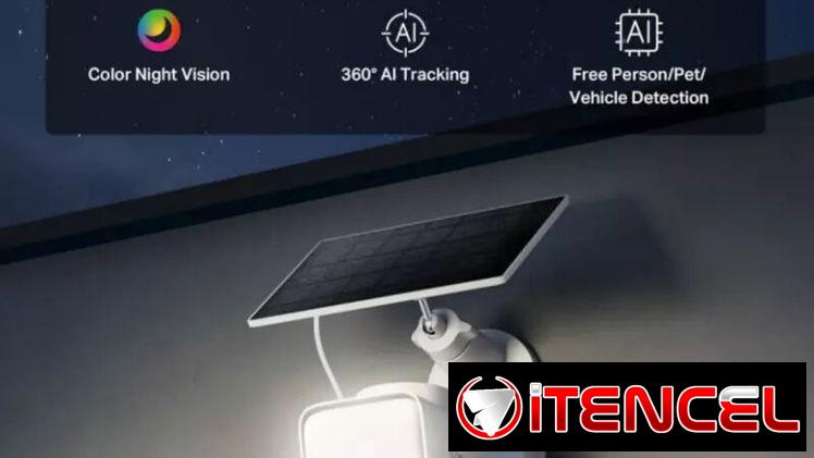 CAMARA SEGURIDAD CON PANEL SOLAR