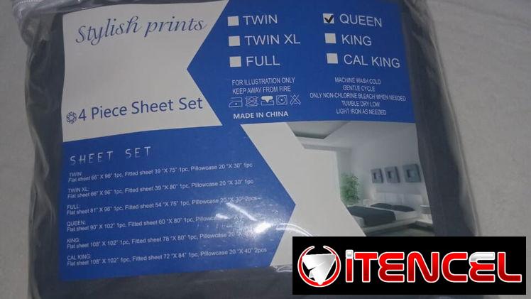 🛏️ SABANAS 🛏️ JUEGO DE SABANAS QUEEN 4 PIEZAS. MENSAJERÍA CON FACTURA. TLF 54833699
