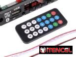 Adaptador/reproductor de música por Bluetooth para reproductoras de autos, amplificadores, bocinas etc