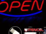 Cartel open lumínico ideal para negocios