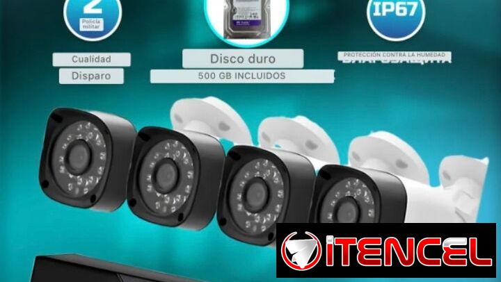 Kit de 4 cámaras dvr 4 canales