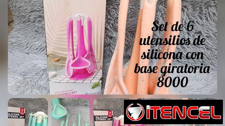 🍳 Vendo Set de Utensilios de Cocina – Juego completo de 5/8/10 piezas – Acero inoxidable, silicona y madera 🥄