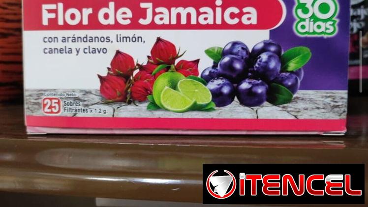 TE DE FLOR DE JAMAICA CON LIMON Y ARANDANOS