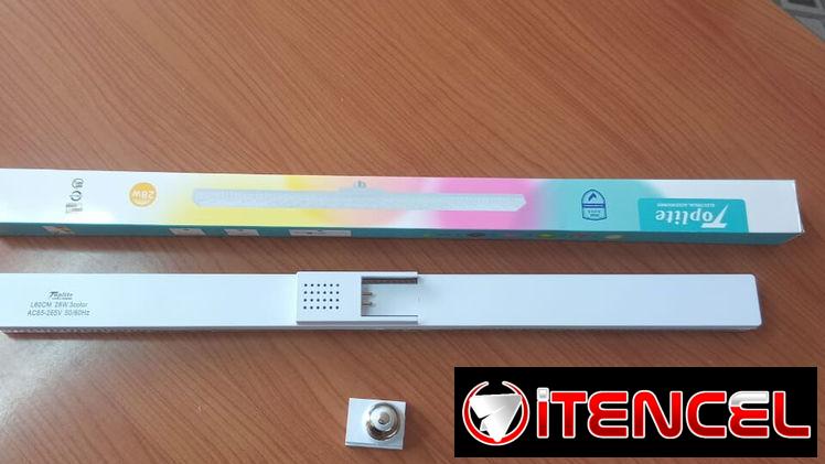 LÁMPARA LED AURORA DE TECHO TIPO BARRA 28W, ENTREGA DE FACTURA. VARIEDAD DE LÁMPARAS Y ÚTILES DEL HOGAR, ETC