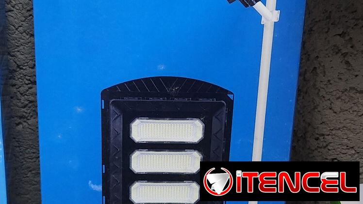 Lámpara solar con sensor de movimiento