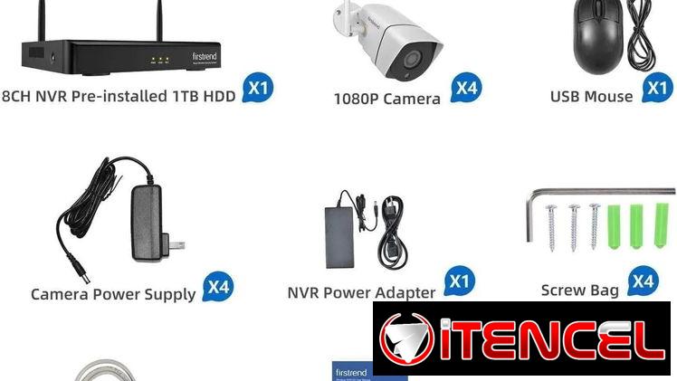 Firstrend Sistema Seguridad 1080P