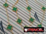 Juegos de acero inoxidable con enchape de oro 24k