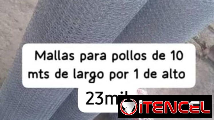 🍄🍄Mallas para pollos , conejeras ,galbanizada de huecos exagonales maxima calidad de 10 m x 1m