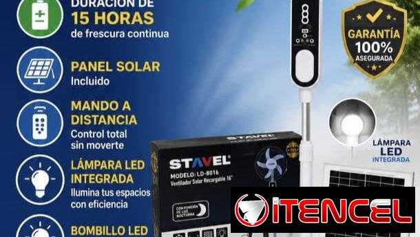 Ventilador Recargable