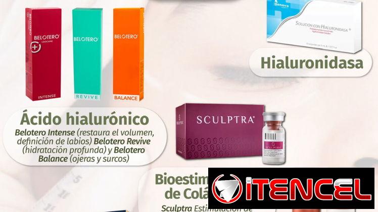 Toxina Botulinica botox ácido hialuronico radiesse Sculptra NCTF esperma salmón PROPHILO