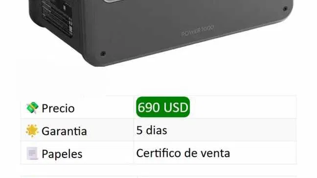 Estaciones de energía. ¡Mejores precios!