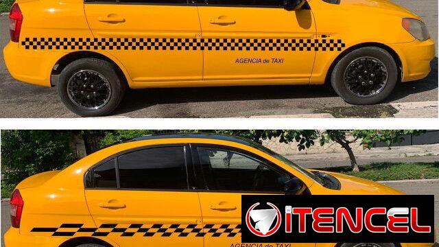 Rótulos para taxis