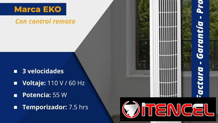 Ventilador de Torre 29″, con Control Remoto Marca EKO*