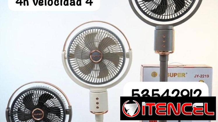 Ventiladores recargables