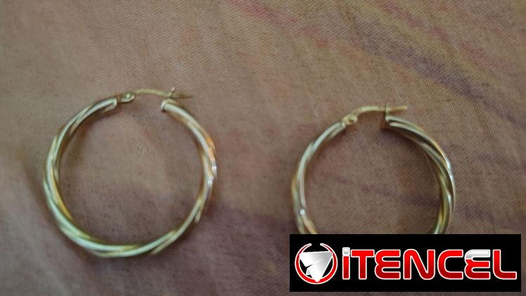 Argollas de Oro torcidas