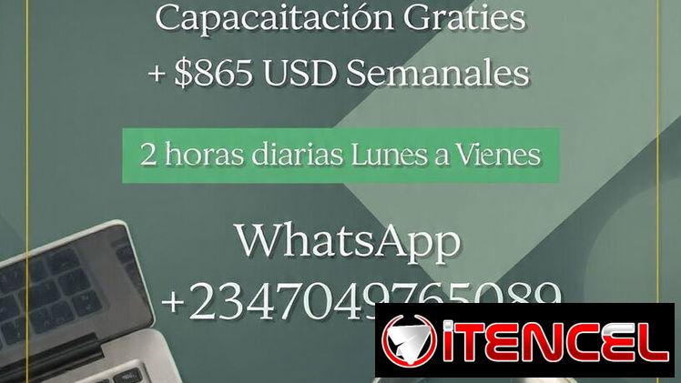 Trabajo Remoto Ya Asistente de Social Media $865/semana