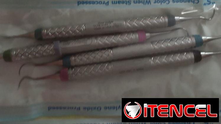 Kit dental de acero inoxidable para limpieza bucal