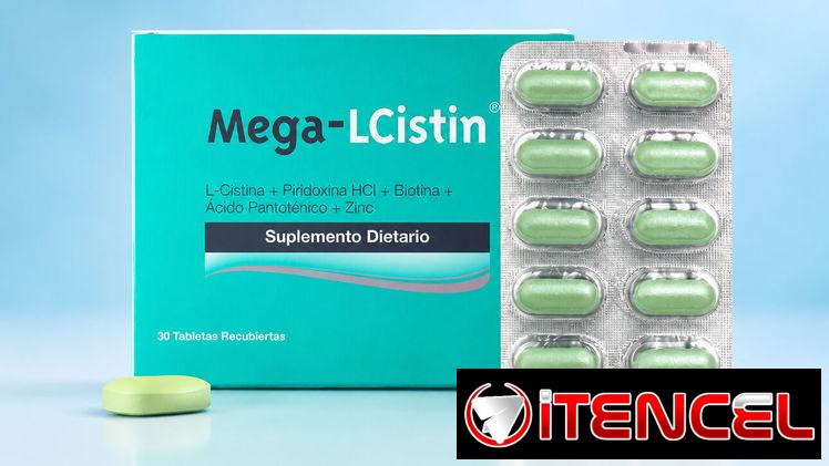 Tabletas anticaída del cabello Mega-LCistin