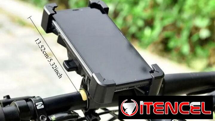Soporte para teléfono en moto o bicicleta