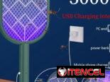 🦟​ RAQUETA MATAMOSQUITOS ELECTRICA 🦟​ FUNCION ESTATICA Y MANUAL 🦟​ EFECTIVA 🦟​5.887.23.60