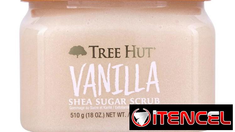 Exfoliante Tree Hut de Vainilla , Base de Maybelline tono 340 Capuccino