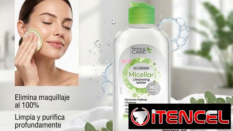 🌿Agua Micelar All-In-One 296ml – Limpiador y Desmaquillante Facial Todo en Uno Hidratante y Purificante