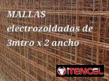 Tubos de hierro, tejas, cerca perle, purles, mallas electrosoldadas y tanque para agua.
