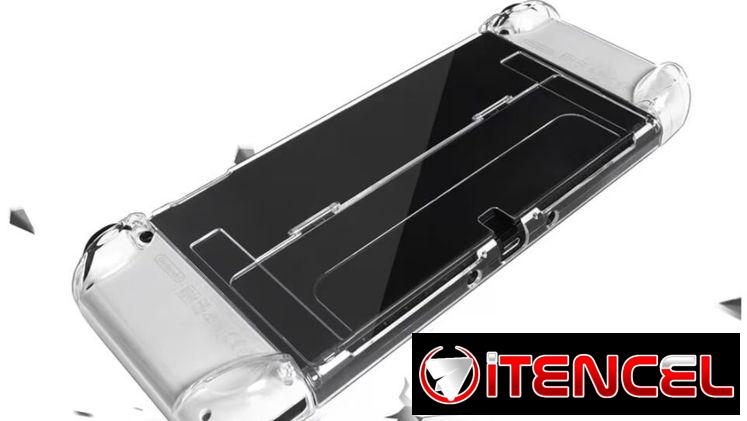 Disponible: Funda Transparente Protectora Nintendo Switch OLED Aga… | videojuegoshabana.com