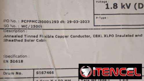 ☀️ CABLE FOTOVOLTAICO SUMCAB 12AWG (4 mm²) – 1500V DC
