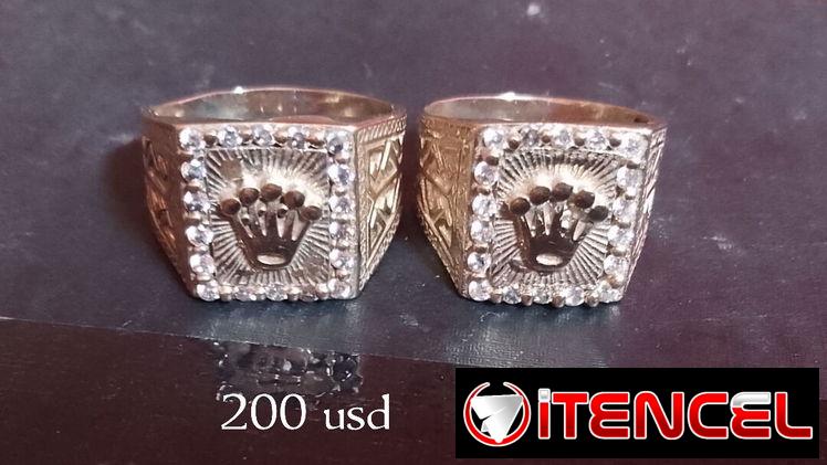 Anillos criollos de hombres
