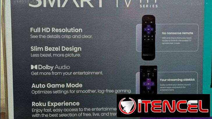 SMART TV Hisense 43 pulgadas H4 serie 1080p Roku TV FULL HD $280 USD transporte Adicional Factura y garantía 3 meses